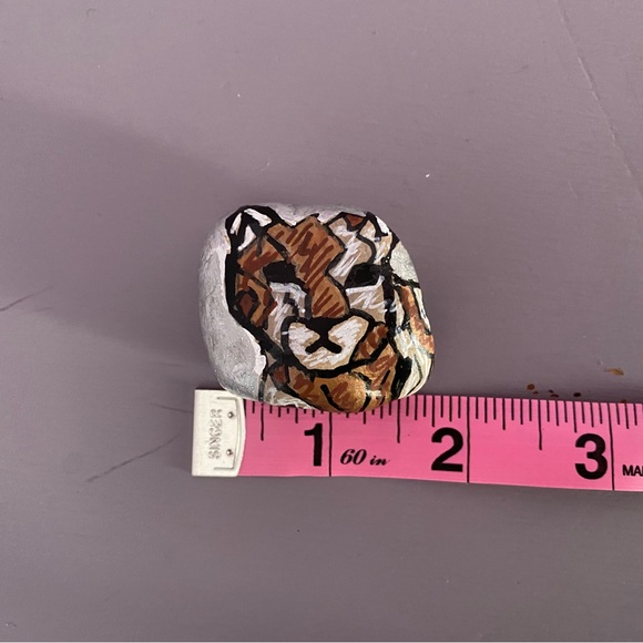(6) LYNX SHELTER 2 Hand-Painted COLLECTIBLE Custom ROCKS One-Of-A-Kind - Picture 9 of 10